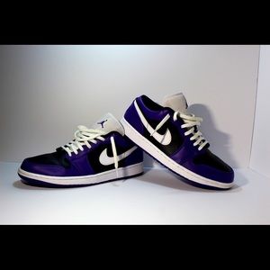 Jordan 1 Low Court Purple